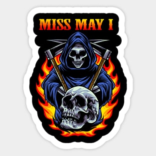 MISS MAY I BAND Sticker